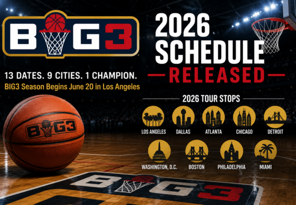 BIG3 Releases 2026 Schedule Ahead of Ninth Season
